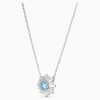 Colgante Swarovski, Sunshine con cristal azul, 125 aniversario. 5536742. www.lubeljoyeria.com