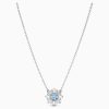 Colgante Swarovski, Sunshine con cristal azul, 125 aniversario. 5536742. www.lubeljoyeria.com