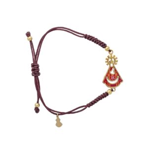 Pulsera Virgen De Los Llanos, Macramé