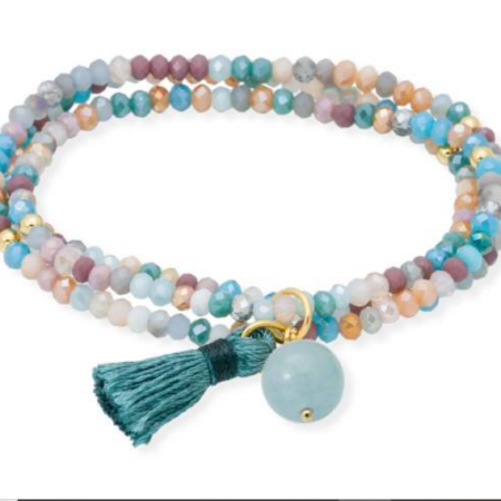 Pulsera Zen Marina García, Oceanía con piedra natural