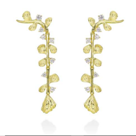Pendientes Marina García, Guipur maxi