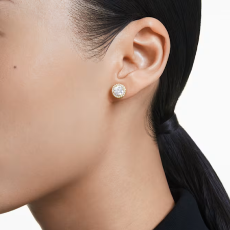 Pendientes de botón Swarovski, Una Angelic