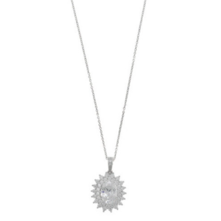 Colgante Salvatore, Crown Blanco