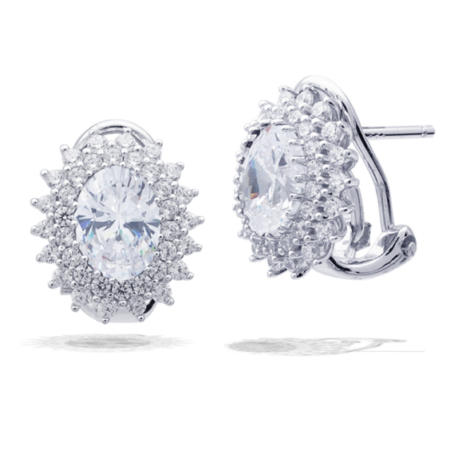 Pendientes Salvatore, Crown blancos