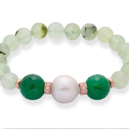 Pulsera Marina García, Chakra Verde en oro amarillo