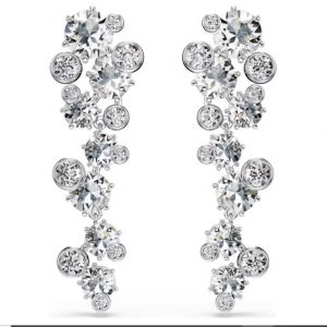 Pendientes Swarovski, Constella, Blancos Rodio