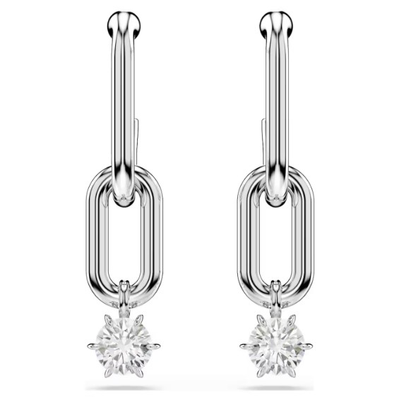 Pendientes Swarovski, Constella, Blancos Rodio