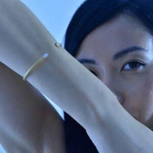 Pulsera Caña Salvatore, Life In Gold, Madre Perla