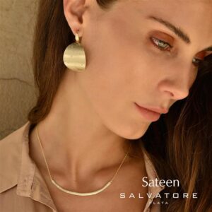 Pendientes Ovalados Salvatore, Sateen