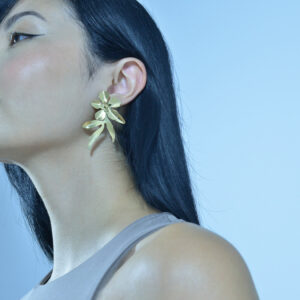 Pendientes Flor Salvatore, Bamboo