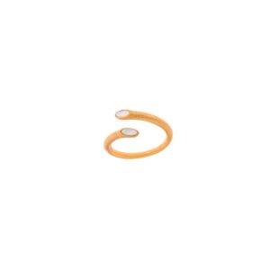 Anillo Abierto Salvatore, Life In Gold, Madre Perla