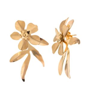 Pendientes Flor Salvatore, Bamboo