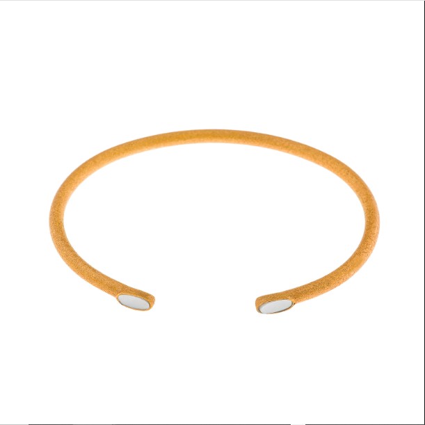 Pulsera Caña Salvatore, Life In Gold, Madre Perla