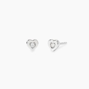 Pendientes de Corazón de Diamante Mabina, 0,027 ct