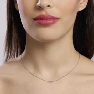 Colgante con Diamante Mabina, 0,1 ct