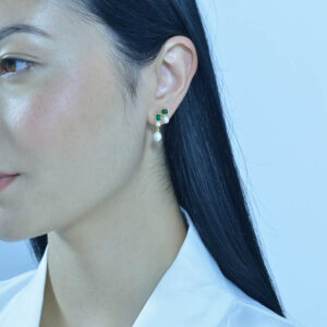 Pendientes Malaquita Salvatore, Heritiere