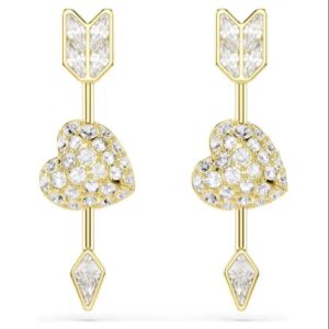 Pendientes Corazón con Flecha Swarovski, Idyllia