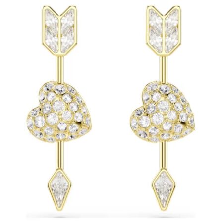 Pendientes Corazón con Flecha Swarovski, Idyllia
