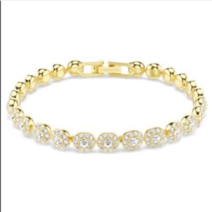 Pulsera Swarovski, Una Angelic Oro