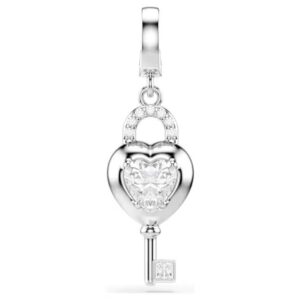Charm Corazón Con Llave Swarovski, Ydillia Rodio
