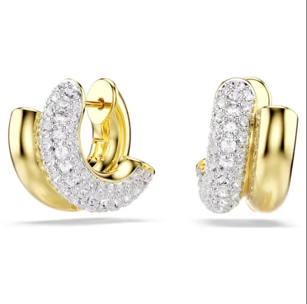 Pendientes Aro Swarovski, Dextera Oro