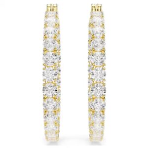 Pendientes Aro Swarovski, Matrix Oro