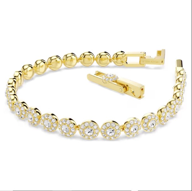 Pulsera Swarovski, Una Angelic Oro