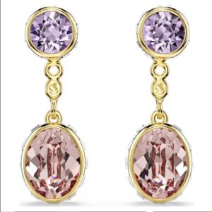 Pendientes Multicolor Swarovski, Chroma Oro