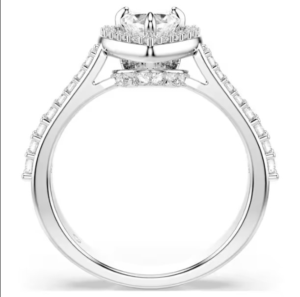 Anillo Corazón Swarovski, Una Angelic Oro