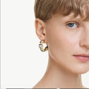 Pendientes Aro Swarovski, Gema Multicolor
