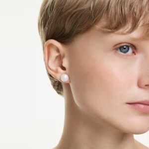 Pendientes Swarovski, Matrix Perla Cristal