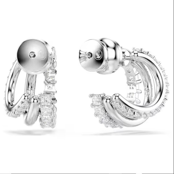 Pendientes Aro Swarovski, Hyperbola Rodio