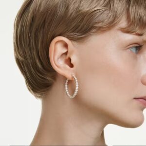 Pendientes Aro Swarovski, Matrix Oro