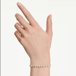 Pulsera Swarovski, Una Angelic Oro