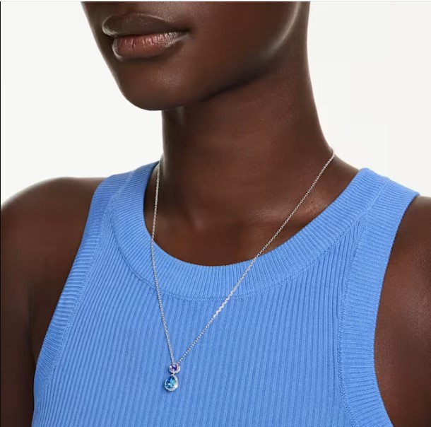 Colgante Multicolor Swarovski, Chroma Rodio