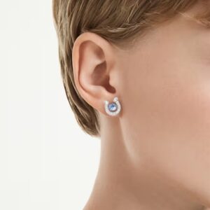 Pendientes Herrradura Swarovski, Symbolica Azul