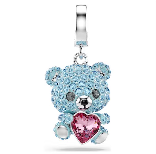 Charm Swarovski, Oso azul