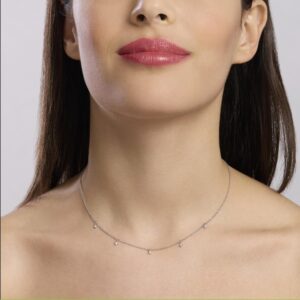 Gargantilla con Diamantes, Mabina, 0.035 ct