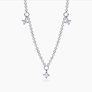 Gargantilla de diamantes, Mabina 0.035 ct