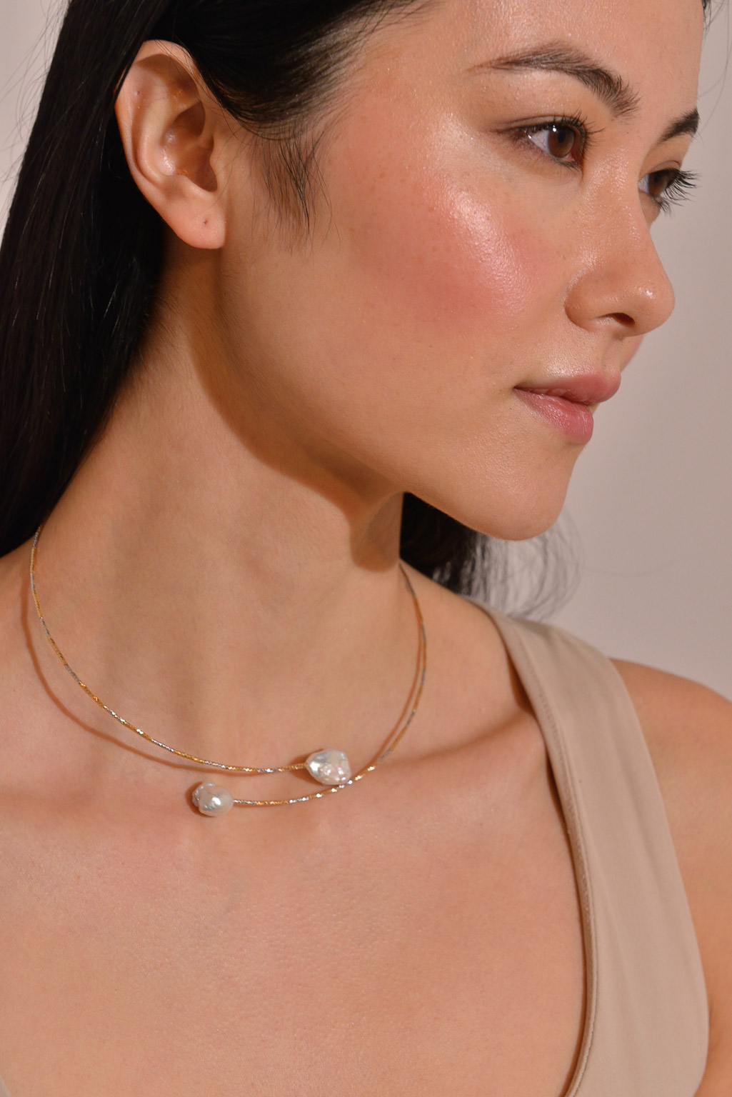 Collar Salvatore, Dos Perlas Helénica