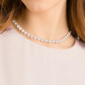 Collar Swarovski, Una Angelic Rosa