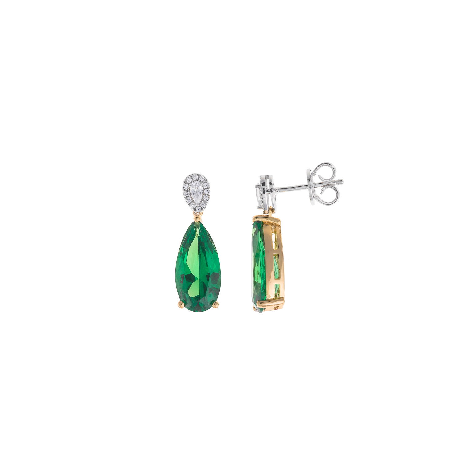 Pendientes Salvatore, Vibrant Pera Verde