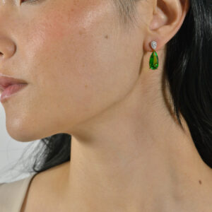 Pendientes Salvatore, Vibrant Pera Verde