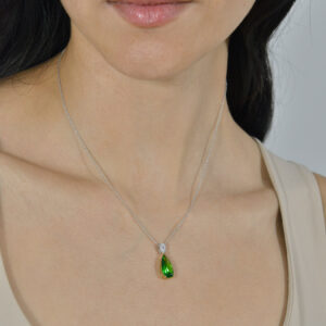 Collar Salvatore, Vibrant Pera Verde