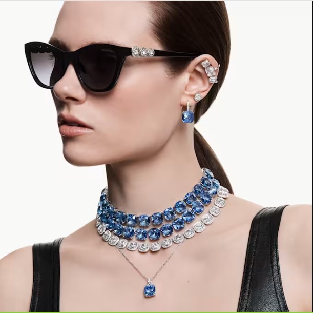 Pendientes Swarovski, Millenia Azules