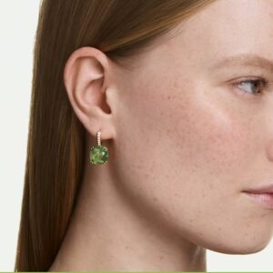 Pendientes Swarovski, Millenia Cojín Verdes