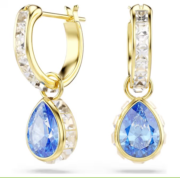 Pendientes Swarovski, Chroma Azules
