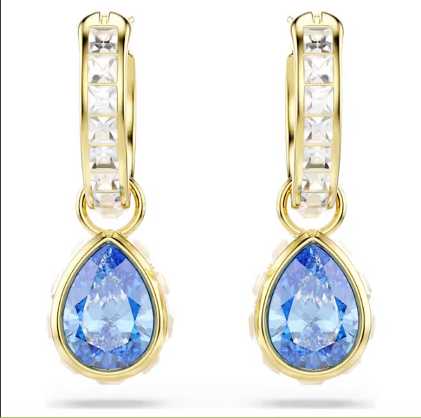 Pendientes Swarovski, Chroma Azules