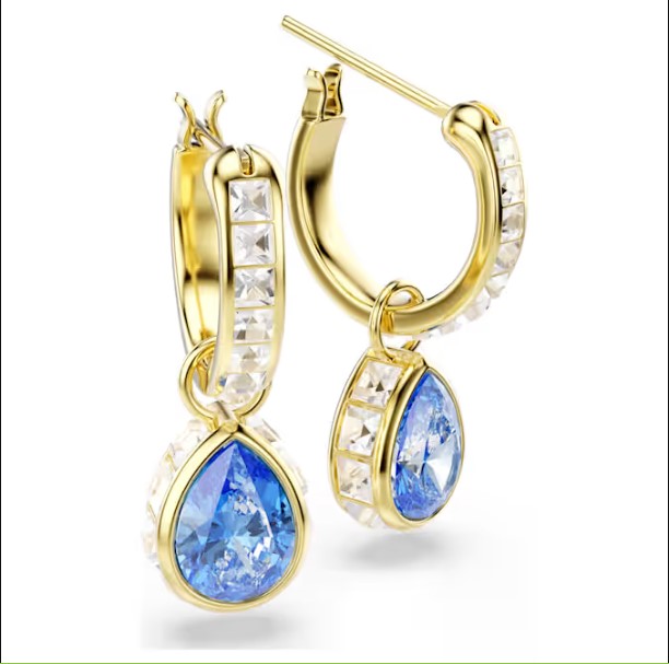 Pendientes Swarovski, Chroma Azules