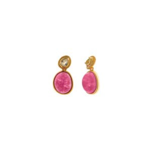 Pendientes Salvatore, Nenuphar Calcedonia y Turmalina